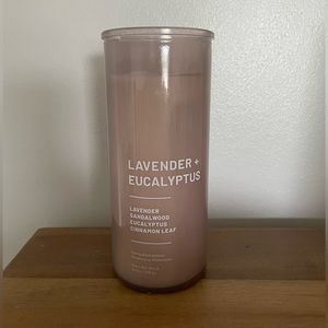 lavender + eucalyptus candle